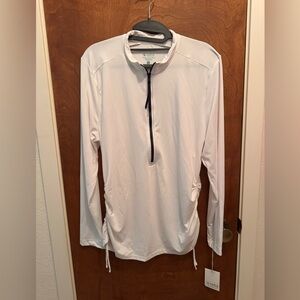 Carve Designs Women’s White Long Sleeve Rash Guard Slim Size XL NWT READ DESC.